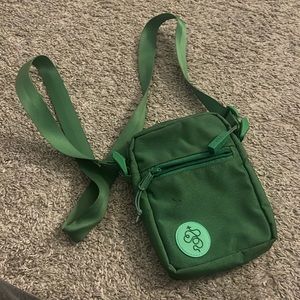BABOON TO THE MOON Nylon Sling Crossbody Bag in Green